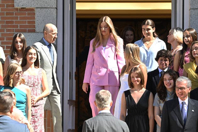 The Royal Family Holds an Audience with the Board of Trustees of the Spanish Committee of the United World Colleges Foundation. Infanta Sofía and Queen Letizia during the audience with the Board of Trustees of the Spanish Committee of the United World Colleges Foundation at the Zarzuela Palace on July 17, 2026, in Madrid, Spain BOARD OF TRUSTEES SPANISH COMMITTEE OF UNITED WORLD SCHOOLS FOUNDATION ROYAL FAMILY José Madrid Madrid Spain  Copyright: xJosÃ xOlivax 7669858