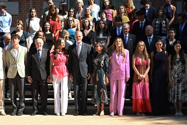 The Royal Family holds an audience with the Board of Trustees of the Spanish Committee of the United World Colleges Foundation 3I D Princess Leonor, King Felipe VI, Queen Letizia, and Infanta Sofía during the audience with the Board of Trustees of the Spanish Committee of the United World Colleges Foundation, at the Zarzuela Palace, on July 17, 2026, in Madrid, Spain BOARD OF TRUSTEES SPANISH COMMITTEE OF UNITED WORLD COLLEGES FOUNDATION ROYAL FAMILY José Madrid Madrid Spain  Copyright: xJosÃ xOlivax 7669884