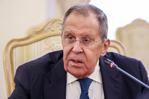RUSSIA, MOSCOW - JULY 17, 2026: Russia s Minister of Foreign Affairs Sergei Lavrov during talks with Azerbaijan s Minister of Foreign Affairs Bayramov. Sergei Bulkin TASS  95135438