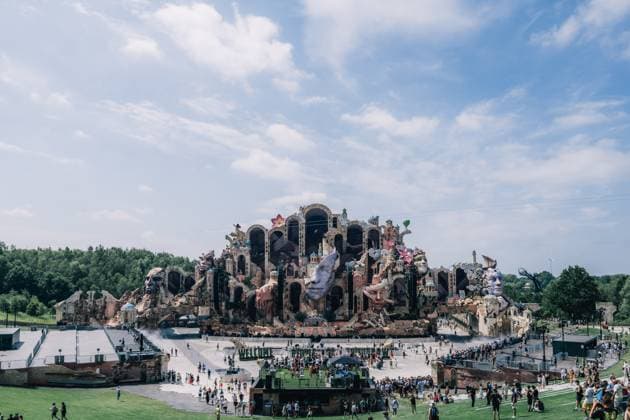 Tomorrowland s mainstage pictured during the first day of the Tomorrowland electronic music festival, Friday 17 July 2026, in Boom. The first weekend of the 20th edition of the festival takes place at the De Schorre terrain in Boom, from 17 to 19 July.  EMILExWINDAL 181325074
