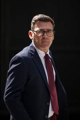 July 17, 2026, London, London, UK: LONDON, UK. Andy Burnham, MP for Makerfield, arrives at Congress House, headquarters of the Trades Union Congress (TUC), to attend a special conference where he will be confirmed as Leader of the Labour Party. Mr Burnham will replace Sir Keir Starmer as Prime Minister on 20 July. London UK  - ZUMAl94_ 20260717_zaf_l94_031 Copyright: xStephenxChungx