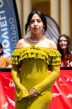 July 17, 2026, Giffoni Valle Piana, Salerno, Italy: Actress and content creator Sabrine El Mayel attends the photocall at 56th Giffoni Film Festival 2025 in Giffoni Valle Piana, Salerno, Italy on July 17, 2026. Giffoni Valle Piana Italy - ZUMAl175 20260717_zip_l175_011 Copyright: xFrancescoxLucianox