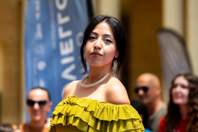 July 17, 2026, Giffoni Valle Piana, Salerno, Italy: Actress and content creator Sabrine El Mayel attends the photocall at 56th Giffoni Film Festival 2025 in Giffoni Valle Piana, Salerno, Italy on July 17, 2026. Giffoni Valle Piana Italy - ZUMAl175 20260717_zip_l175_009 Copyright: xFrancescoxLucianox