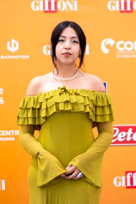 July 17, 2026, Giffoni Valle Piana, Salerno, Italy: Actress and content creator Sabrine El Mayel attends the photocall at 56th Giffoni Film Festival 2025 in Giffoni Valle Piana, Salerno, Italy on July 17, 2026. Giffoni Valle Piana Italy - ZUMAl175 20260717_zip_l175_013 Copyright: xFrancescoxLucianox