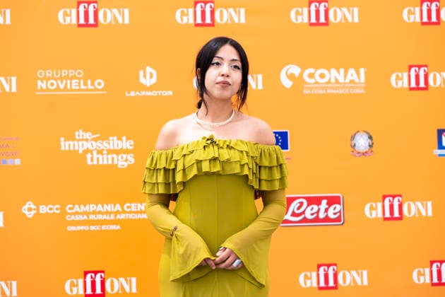 July 17, 2026, Giffoni Valle Piana, Salerno, Italy: Actress and content creator Sabrine El Mayel attends the photocall at 56th Giffoni Film Festival 2025 in Giffoni Valle Piana, Salerno, Italy on July 17, 2026. Giffoni Valle Piana Italy - ZUMAl175 20260717_zip_l175_015 Copyright: xFrancescoxLucianox