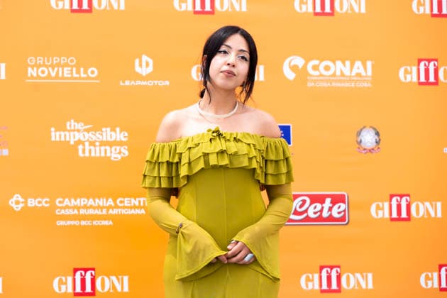 July 17, 2026, Giffoni Valle Piana, Salerno, Italy: Actress and content creator Sabrine El Mayel attends the photocall at 56th Giffoni Film Festival 2025 in Giffoni Valle Piana, Salerno, Italy on July 17, 2026. Giffoni Valle Piana Italy - ZUMAl175 20260717_zip_l175_014 Copyright: xFrancescoxLucianox