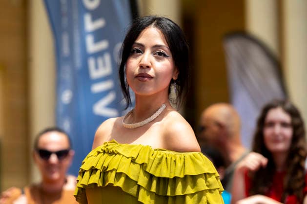 July 17, 2026, Giffoni Valle Piana, Salerno, Italy: Actress and content creator Sabrine El Mayel attends the photocall at 56th Giffoni Film Festival 2025 in Giffoni Valle Piana, Salerno, Italy on July 17, 2026. Giffoni Valle Piana Italy - ZUMAl175 20260717_zip_l175_016 Copyright: xFrancescoxLucianox