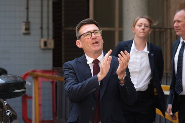 . 17 07 2026. London, United Kingdom. Andy Burnham Arrives At the TUC. Andy Burnham Arrives At the TUC to deliver speech and become Labour Leader  xMartynxWheatleyx xi-Imagesx IIM-26909-0010