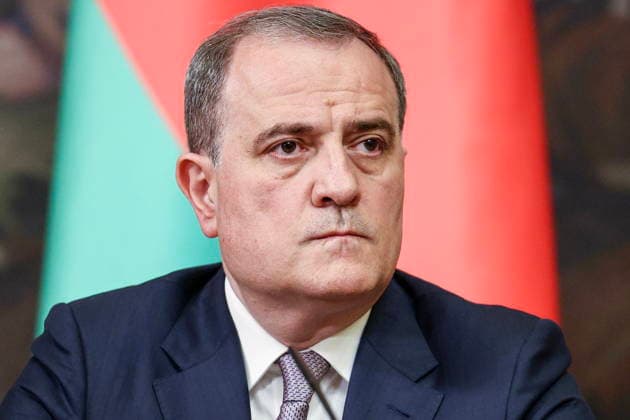 RUSSIA, MOSCOW - JULY 17, 2026: Azerbaijan s Minister of Foreign Affairs Jeyhun Bayramov gives a joint press conference with Russia s Minister of Foreign Affairs Lavrov after talks at the Reception House of the Russian Ministry of Foreign Affairs Moscow Russia  - ZUMAt113 20260717_zaa_t113_219 Copyright: xSergeixBulkinx