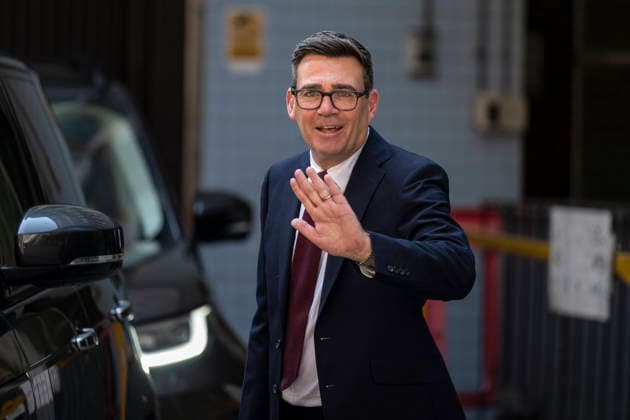 July 17, 2026, London, London, UK: LONDON, UK. Andy Burnham, MP for Makerfield, departs Congress House, headquarters of the Trades Union Congress (TUC), after attending a special conference where he was confirmed as Leader of the Labour Party. Mr Burnham will replace Sir Keir Starmer as Prime Minister on 20 July. London UK  - ZUMAl94_ 20260717_zaf_l94_060 Copyright: xStephenxChungx
