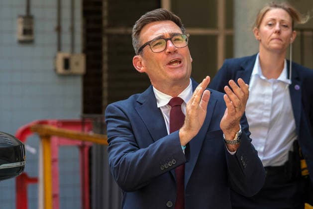 . 17 07 2026. London, United Kingdom. Andy Burnham Arrives At the TUC. Andy Burnham Arrives At the TUC to deliver speech and become Labour Leader  xMartynxWheatleyx xi-Imagesx IIM-26909-0024