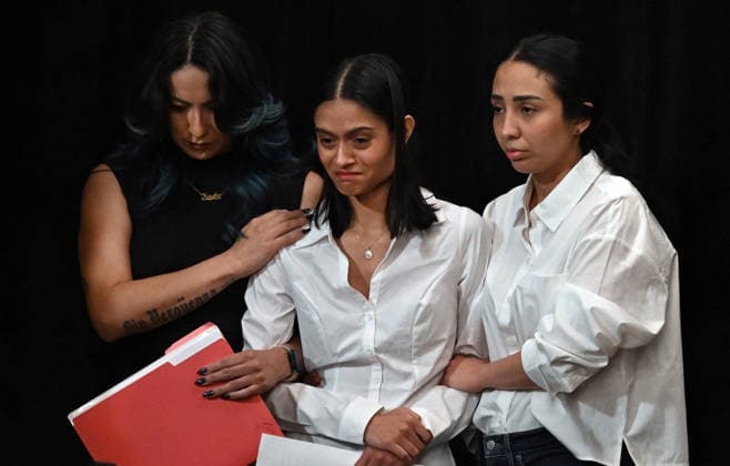 July 16, 2026, Buddeford, Me, USA: My soul is broken. He was everything to me,Ã¢â‚¬â ¢ wept Martha Karolina Rojas Alvarez, the partner of Johan SebastioÂ¡n DuroÂ¡n Guerrero who was shot and killed by ICE agents as she spoke at a press conference in Biddeford Maine on July 16, 2026. She was joined by her sister-in-law Daniela Duran Guerrero and translator was Keyko Torres. She and their 3-year-old daughter witnessed his life drain away on the street where they lived. He was from Colombia, had a social security number and work authorization work in the US and was not their intended immigration enforcement target. It was the second fatal shooting by ICE in a week...Ã¢â‚¬ËœThe dream he held closest was becoming a dad,Ã¢â‚¬â ¢ she said. Ã - ZUMAg208 20260716_aap_g208_044 Copyright: xCarolxGuzyx