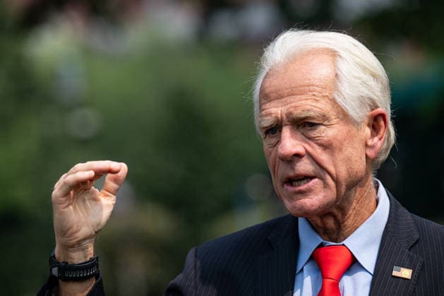 Senior Counselor to the President for Trade and Manufacturing Peter Navarro speaks outside the White House in Washington, DC on Saturday, July 17, 2026. Navarro primarily spoke about President Trump s speech Thursday night.  WASP2026071702 ANNABELLExGORDON