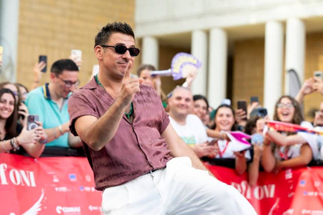 July 17, 2026, Giffoni Valle Piana, Salerno, Italy: Italian singer Francesco Gabbani attends the carpet at 56th Giffoni Film Festival 2025 in Giffoni Valle Piana, Salerno, Italy on July 17, 2026. Giffoni Valle Piana Italy - ZUMAl175 20260717_zip_l175_057 Copyright: xFrancescoxLucianox