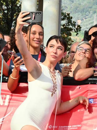 Matilda De Angelis at the Giffoni Film Festival 2026 in Giffoni Valle Piana - 17 Jul 2026 Matilda De Angelis attends the Blue Carpet during the Giffoni Film Festival 2026. Giffoni Valle Piana Italy Copyright: xAntoninoxD Espositox xSOPAxImagesx DSC_0306