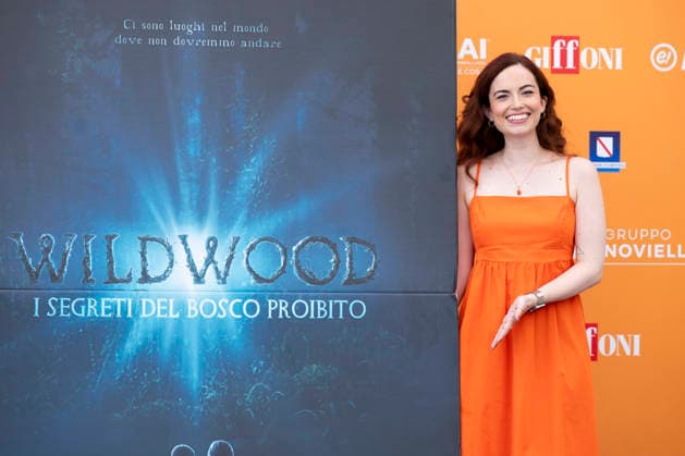 July 17, 2026, Giffoni Valle Piana, Salerno, Italy: Italian voice actress and content creator Arianna Craviotto pose with Wildwood billboard at 56th Giffoni Film Festival 2025 in Giffoni Valle Piana, Salerno, Italy on July 17, 2026. Giffoni Valle Piana Italy - ZUMAl175 20260717_zip_l175_082 Copyright: xFrancescoxLucianox