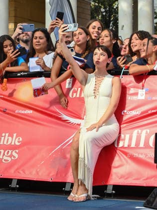 July 17, 2026, Giffoni Valle Piana, Italy: Matilda De Angelis attends the Blue Carpet during the Giffoni Film Festival 2026. Giffoni Valle Piana Italy - ZUMAs197 20260717_aaa_s197_068 Copyright: xAntoninoxD Espositox