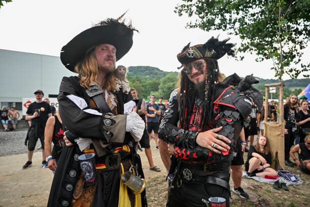 Fans in action during the International Music Festival Masters of Rock in Vizovice near Zlin, Czech Republic, July 17, 2026. (CTKxPhoto DaliborxGluck) CTKPhotoP2026071706629  CTKPhotoP2026071706629