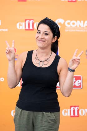 July 17, 2026, Giffoni Valle Piana, Salerno, Italy: Italian foodblogger and content creator Elena Amatucci, CEO of Gnam Gnam, attends the photocall at 56th Giffoni Film Festival 2026 in Giffoni Valle Piana, Salerno, Italy on July 17, 2026. Giffoni Valle Piana Italy - ZUMAl175 20260717_zip_l175_104 Copyright: xFrancescoxLucianox