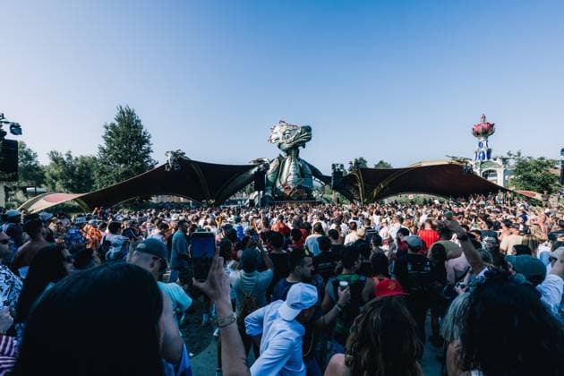 The Rose Garden scene pictured during the first day of the Tomorrowland electronic music festival, Friday 17 July 2026, in Boom. The first weekend of the 20th edition of the festival takes place at the De Schorre terrain in Boom, from 17 to 19 July.  EMILExWINDAL 181368791