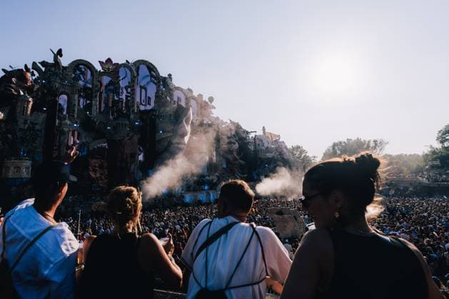 Tomorrowland s mainstage pictured during the first day of the Tomorrowland electronic music festival, Friday 17 July 2026, in Boom. The first weekend of the 20th edition of the festival takes place at the De Schorre terrain in Boom, from 17 to 19 July.  EMILExWINDAL 181368828