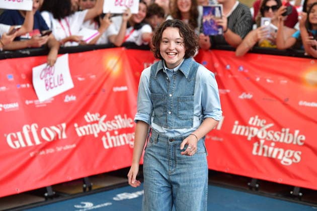 IPA86760080 - Giffoni Vallepiana Giffoni Festival Photocall for the film Sunny Dancer. Pictured: Bella Ramsey  Copyright: xVincenzoxLandix xVincenzoxLandix 86760080