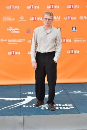 IPA86760021 - Giffoni Vallepiana Giffoni Festival Photocall for the film Sunny Dancer. Pictured: George Jaques  Copyright: xVincenzoxLandix xVincenzoxLandix 86760021