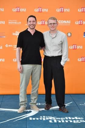 IPA86760027 - Giffoni Vallepiana Giffoni Festival Photocall for the film Sunny Dancer. Pictured: Kennet Petrie and George Jaques  Copyright: xVincenzoxLandix xVincenzoxLandix 86760027
