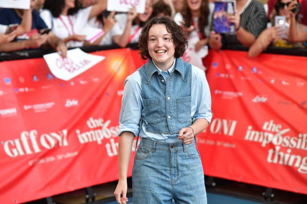 IPA86760079 - Giffoni Vallepiana Giffoni Festival Photocall for the film Sunny Dancer. Pictured: Bella Ramsey  Copyright: xVincenzoxLandix xVincenzoxLandix 86760079