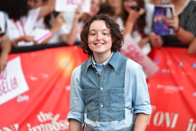 IPA86760081 - Giffoni Vallepiana Giffoni Festival Photocall for the film Sunny Dancer. Pictured: Bella Ramsey  Copyright: xVincenzoxLandix xVincenzoxLandix 86760081