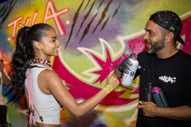 Tyla made a surprise appearance at Leake Street Arches to unveil a special graffiti created ahead of the release of her sophomore album A*POP , London, UK, 17 July 2026. Tyla completed the graffiti mural by adding the album s release date and her signature., Credit:Ewelina Stachurska Show Me You Ewelina Stachurska Avalon UK, London, Leake Street Arches  Copyright: xEwelinaxStachurskaxShowxMexYoux xEwelinaxStachurskax xAvalonx 1117063197