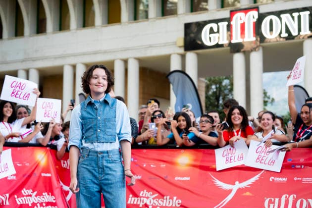 July 17, 2026, Giffoni Valle Piana, Salerno, Italy: Bella Ramsey attends the carpet at 56th Giffoni Film Festival 2026 in Giffoni Valle Piana, Salerno, Italy on July 17, 2026. Giffoni Valle Piana Italy - ZUMAl175 20260717_zip_l175_125 Copyright: xFrancescoxLucianox