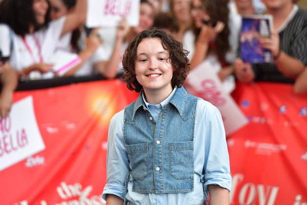 IPA86760082 - Giffoni Vallepiana Giffoni Festival Photocall for the film Sunny Dancer. Pictured: Bella Ramsey  Copyright: xVincenzoxLandix xVincenzoxLandix 86760082