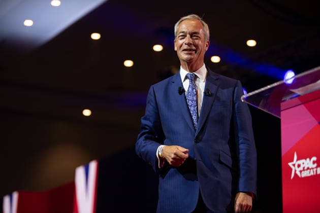 CPAC Great Britain Event 2026 at InterContinental London - The O2, London, UK - Fri 17 July 2026 Reform UK Leader Nigel Farage delivers a speech at CPAC Great Britain Event 2026 at The InterContinental London - The O2 in London, England, UK on Friday 17 July, 2026., Credit:Justin Ng Avalon UK, England, London, InterContinental London - The O2  Copyright: xJustinxNgx xAvalonx 1117062920