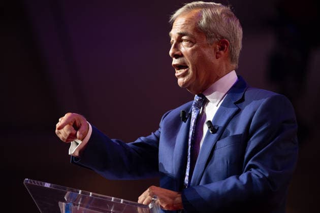 CPAC Great Britain Event 2026 at InterContinental London - The O2, London, UK - Fri 17 July 2026 Reform UK Leader Nigel Farage delivers a speech at CPAC Great Britain Event 2026 at The InterContinental London - The O2 in London, England, UK on Friday 17 July, 2026., Credit:Justin Ng Avalon UK, England, London, InterContinental London - The O2  Copyright: xJustinxNgx xAvalonx 1117063029