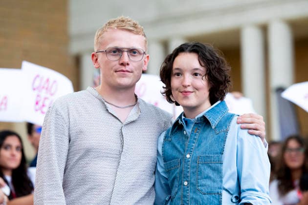 July 17, 2026, Giffoni Valle Piana, Salerno, Italy: George Jaques and Bella Ramsey attends the photocall at 56th Giffoni Film Festival 2026 in Giffoni Valle Piana, Salerno, Italy on July 17, 2026. Giffoni Valle Piana Italy - ZUMAl175 20260717_zip_l175_172 Copyright: xFrancescoxLucianox