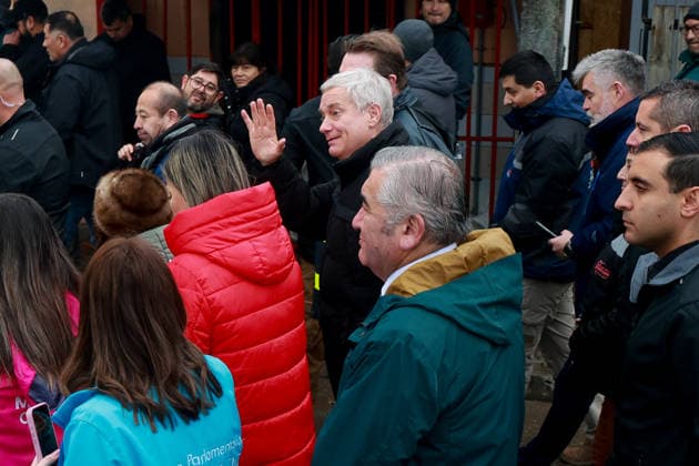 Penco, Friday, July 17, 2026: President José Antonio Kast oversees cleanup efforts in the areas affected by the frontal system in the Cerro Verde Bajo sector of the Penco municipality. Carlos Acuna, Aton Chile, Penco, Chile. Aton 1173409 jpeg  Copyright: CARLOSxACUNA ATONxCHILE