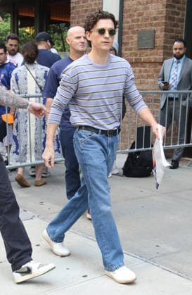 NEW YORK, JULY 17:. Tom Holland seen ln New York City on July 17, 2026. Copyright: xRW MediaPunchx