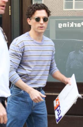 NEW YORK, JULY 17:. Tom Holland seen ln New York City on July 17, 2026. Copyright: xRW MediaPunchx