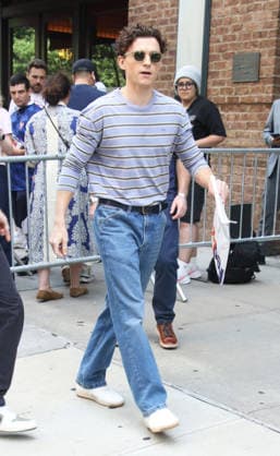 NEW YORK, JULY 17:. Tom Holland seen ln New York City on July 17, 2026. Copyright: xRW MediaPunchx