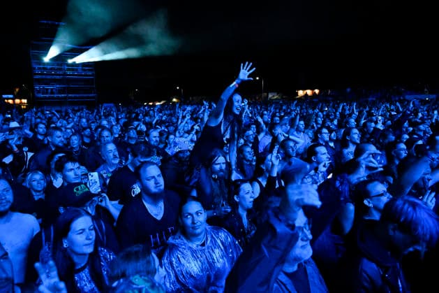 Fans in action during the concert of Rock Group Rasmus during the International Music Festival Masters of Rock in Vizovice near Zlin, Czech Republic, July 17, 2026. (CTKxPhoto DaliborxGluck) CTKPhotoP2026071707856  CTKPhotoP2026071707856
