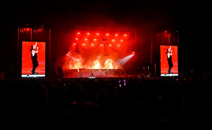 Lauri Ylonen, singer of Rock Group Rasmus performs during the International Music Festival Masters of Rock in Vizovice near Zlin, Czech Republic, July 17, 2026. (CTKxPhoto DaliborxGluck) CTKPhotoP2026071707867  CTKPhotoP2026071707867