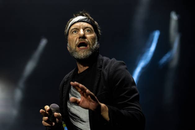 Milan Cais of music group Tata Bojs performs during the third day of Music festival Colours of Ostrava in Ostrava, Czech Republic, on July 17, 2026. (CTKxPhoto VladimirxPrycek) CTKPhotoP2026071708007  CTKPhotoP2026071708007