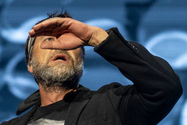 Milan Cais of music group Tata Bojs performs during the third day of Music festival Colours of Ostrava in Ostrava, Czech Republic, on July 17, 2026. (CTKxPhoto VladimirxPrycek) CTKPhotoP2026071708012  CTKPhotoP2026071708012