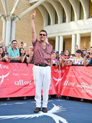 July 17, 2026, Giffoni Valle Piana, Italy: Francesco Gabbani on the Blue Carpet during the Giffoni Film Festival 2026. Giffoni Valle Piana Italy  - ZUMAs197 20260717_aaa_s197_115 Copyright: xAntoninoxD Espositox