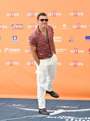 July 17, 2026, Giffoni Valle Piana, Italy: Francesco Gabbani attends the Photocall during the Giffoni Film Festival 2026. Giffoni Valle Piana Italy  - ZUMAs197 20260717_aaa_s197_116 Copyright: xAntoninoxD Espositox