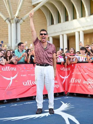 July 17, 2026, Giffoni Valle Piana, Italy: Francesco Gabbani on the Blue Carpet during the Giffoni Film Festival 2026. Giffoni Valle Piana Italy  - ZUMAs197 20260717_aaa_s197_122 Copyright: xAntoninoxD Espositox
