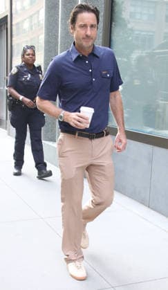 Luke Wilson grabs a cup of coffee while headed to Good Morning America to promote The Hawk Featuring: Luke Wilson Where: New York City, New York, United States When: 17 Jul 2026 Credit: Roger Wong INSTARimages EDITORIAL USE ONLY. NOT FOR USE BY NEWSPAPERS BASED IN THE UK. Copyright: xx instar55860290