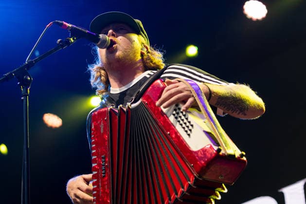 17.07.2026, Bellinzona, Parco Urbano, Nevermind Music Fest 2026: The Rumjacks, Kyle Goyette (accordion & backing vocals) Bellinzona Parco Urbano Ticino Switzerland *** July 17, 2026, Bellinzona, Parco Urbano, Nevermind Music Fest 2026: The Rumjacks, Kyle Goyette (accordion, backing vocals), Bellinzona, Parco Urbano, Ticino, Switzerland Copyright: xJustPictures.ch FrancescoxMinghettix jp-en-FrMi-_NG_0126