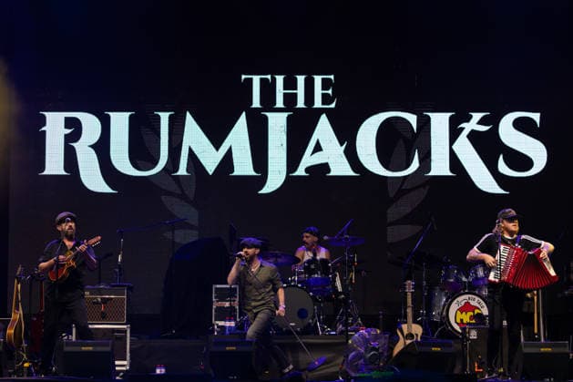 17.07.2026, Bellinzona, Parco Urbano, Nevermind Music Fest 2026: The Rumjacks, Adam Kenny (mandolin, bouzouki, banjo & backing vocals), Mike Rivkees (lead vocals, tin whistle & acoustic guitar), Pietro Della Sala (drums) and Kyle Goyette (accordion & backing vocals) Bellinzona Parco Urbano Ticino Switzerland *** July 17, 2026, Bellinzona, Parco Urbano, Nevermind Music Fest 2026: The Rumjacks—Adam Kenny on mandolin, bouzouki, and banjo, with backing vocals; Mike Rivkees on lead vocals, tin whistle, and acoustic guitar; Pietro Della Sala on drums; and Kyle Goyette on accordion and backing vocals—at Parco Urbano in Bellinzona, Ticino, Switzerland Copyright: xJustPictures.ch FrancescoxMinghettix jp-en-FrMi-_NG_0261